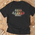 Read Banned Books Advocacy Literature Support T-Shirt Gifts for Old Men