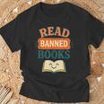 Read Banned Books Freedom To Read T-Shirt Gifts for Old Men