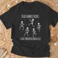 Read Banned Books Gain Forbidden Knowledge Skeletons T-Shirt Gifts for Old Men Read Banned Books Gain Forbidden Knowledge Skeletons T-Shirt Gifts for Old Men