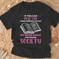 If You Can Read This Book Lovers Novel Reading T-Shirt Gifts for Old Men