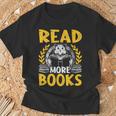 Read More Books Book Lovers Reading T-Shirt Gifts for Old Men Read More Books Book Lovers Reading T-Shirt Gifts for Old Men