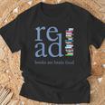 Read Because Books Are Brain Food Reading Rocks Literary Tee T-Shirt Gifts for Old Men