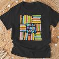 Read More Books Colorful Watercolor Reader T-Shirt Gifts for Old Men Read More Books Colorful Watercolor Reader T-Shirt Gifts for Old Men