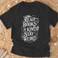 Read Books Be Kind Stay Weird Skeleton Heart Reading Alt T-Shirt Gifts for Old Men Read Books Be Kind Stay Weird Skeleton Heart Reading Alt T-Shirt Gifts for Old Men