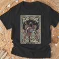 Read Books Be Kind Stay Weird Tarot Reaper Coffee Reading T-Shirt Gifts for Old Men