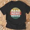 Read More Books Retro Vintage Book Lover T-Shirt Gifts for Old Men Read More Books Retro Vintage Book Lover T-Shirt Gifts for Old Men