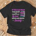 If You Can Read This Shirt I Was Forced To Put My Book Down T-Shirt Gifts for Old Men