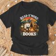 Read S'More Books Cute Campfire Reading Book Lovers Camping T-Shirt Gifts for Old Men