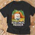 Read S'More Books Pun Camping Nature Lover T-Shirt Gifts for Old Men