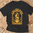 A Well Read Woman Is A Dangerous Creature Book Witch T-Shirt Gifts for Old Men