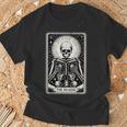 The Reader Tarot Card Books Skeleton Reading Book T-Shirt Gifts for Old Men The Reader Tarot Card Books Skeleton Reading Book T-Shirt Gifts for Old Men