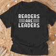 Readers Are Leaders Book Lover T-Shirt Gifts for Old Men Readers Are Leaders Book Lover T-Shirt Gifts for Old Men