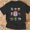 Reading Books Bookworm Book Readers Bookworm T-Shirt Gifts for Old Men