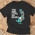 Reading Books For Girl Kids Bookworm Story Reader T-Shirt Gifts for Old Men