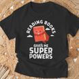 Reading Books Gives Me Superpowers Superhero Book T-Shirt Gifts for Old Men Reading Books Gives Me Superpowers Superhero Book T-Shirt Gifts for Old Men