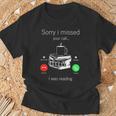Reading Bookworm Book Lovers Literary Bibliophile Dad Mom T-Shirt Gifts for Old Men