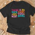 Reading Bookworm Reading Enthusiast Book Lover T-Shirt Gifts for Old Men