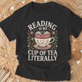 Reading Is My Cup Of Tea Book Lover Tea Drinker T-Shirt Gifts for Old Men Reading Is My Cup Of Tea Book Lover Tea Drinker T-Shirt Gifts for Old Men