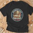 Reading Dad Books Coffee Library Relax Hobby Father's Day T-Shirt Gifts for Old Men