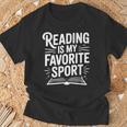 Reading Is My Favorite Sport Book Lover T-Shirt Gifts for Old Men