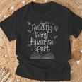 Reading Is My Favorite Sport For Reading Book Lovers T-Shirt Gifts for Old Men