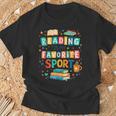 Reading Is My Favorite Sport Colorful Books Readers Teachers T-Shirt Gifts for Old Men Reading Is My Favorite Sport Colorful Books Readers Teachers T-Shirt Gifts for Old Men