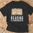 Reading Fundamental Books Lover Bookworm Reader Literature T-Shirt Gifts for Old Men Reading Fundamental Books Lover Bookworm Reader Literature T-Shirt Gifts for Old Men