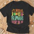 Reading Involves Books Pajamas Count Me Book Lover Bookworm T-Shirt Gifts for Old Men