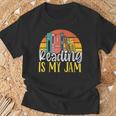 Reading Is My Jam Bookworm Book Reading T-Shirt Gifts for Old Men Reading Is My Jam Bookworm Book Reading T-Shirt Gifts for Old Men