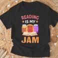Reading Is My Jam I Love To Read Books T-Shirt Gifts for Old Men