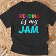 Reading Is My Jame Bookworm Books Teacher Bibliophile For Men Women Kids T-Shirt Gifts for Old Men