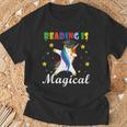 Reading Is Magical Book Lover Unicorn Student Teacher For Men Women Kids T-Shirt Gifts for Old Men