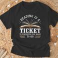 Reading For Men Women Cool Book Reader Teacher T-Shirt Gifts for Old Men