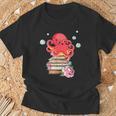 Reading Octopus Tea Coffee And Books Lover T-Shirt Gifts for Old Men Reading Octopus Tea Coffee And Books Lover T-Shirt Gifts for Old Men