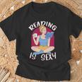 Reading Is Sexy Book Lover Fun Literary T-Shirt Gifts for Old Men