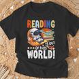 Reading Space Exploration Book Astronomy Lover Bookworm T-Shirt Gifts for Old Men Reading Space Exploration Book Astronomy Lover Bookworm T-Shirt Gifts for Old Men