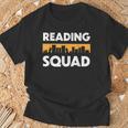 Reading Squad Book Lover And Reading Teacher For Men Women Kids T-Shirt Gifts for Old Men