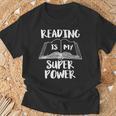 Reading Is My Super Power Books Reading T-Shirt Gifts for Old Men Reading Is My Super Power Books Reading T-Shirt Gifts for Old Men