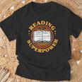 Book Nerd Gifts, Reading Is My Superpower Shirts