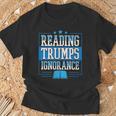 Reading Trumps Ignorance Democrat Book Reading Literary T-Shirt Gifts for Old Men Reading Trumps Ignorance Democrat Book Reading Literary T-Shirt Gifts for Old Men