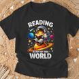 Reading Is Out Of This World Astronaut Book Lover Teacher T-Shirt Gifts for Old Men