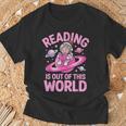 Reading Is Out Of This World Astronaut Reading Book Space T-Shirt Gifts for Old Men Reading Is Out Of This World Astronaut Reading Book Space T-Shirt Gifts for Old Men
