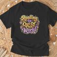 Reading Is Out Of This World Reader Book Him Her Library T-Shirt Gifts for Old Men