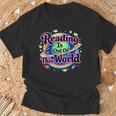 Reading Is Out Of This World Space Books Lover Kid Boy T-Shirt Gifts for Old Men