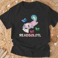 Readsolotl Axolotls Funny Kids Reading Fish Books Lizard T-Shirt Gifts for Old Men Readsolotl Axolotls Funny Kids Reading Fish Books Lizard T-Shirt Gifts for Old Men