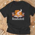 Readsolotl Book Lover & Axolotl T-Shirt Gifts for Old Men
