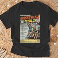 Retro Basketball Player Comic Book Style Dunker Graphic T-Shirt Gifts for Old Men