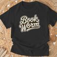 Retro Book Worm Reading For Book Lovers T-Shirt Gifts for Old Men Retro Book Worm Reading For Book Lovers T-Shirt Gifts for Old Men