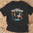 Retro Children's Book Learning Series How To Commit Tax Fraud Family Friendly Learning T-Shirt Gifts for Old Men