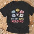 Rock Paper Scissors Nothing Beats Reading Book Lover T-Shirt Gifts for Old Men